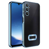 Galaxy A24 Kılıf Kamera Korumalı Logo Gösteren Zore Omega Kapak