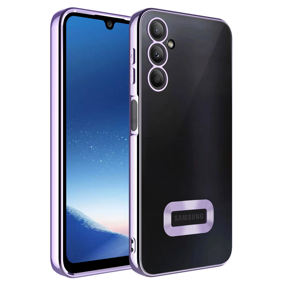Galaxy A24 Kılıf Kamera Korumalı Logo Gösteren Zore Omega Kapak