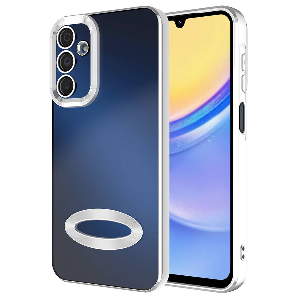 Galaxy A25 Kılıf Kamera Korumalı Logo Gösteren Zore Omega Kapak