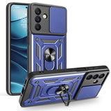 Galaxy A26 Kılıf Magnetik Standlı Kamera Korumalı Zore Sürgülü Vega Kapak