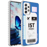 Galaxy A32 4G Kılıf Airbag Kenarlı Renkli Desenli Silikon Zore Elegans Kapak