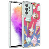 Galaxy A33 5G Kılıf Kamera Korumalı Renkli Desenli Sert Silikon Zore Korn Kapak