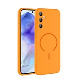 Galaxy A35 Kılıf M-safe Şarj Özellikli Zore Meta Kapak
