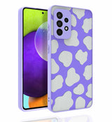 Galaxy A52 Kılıf Desenli Kamera Korumalı Parlak Zore Nora Kapak