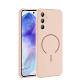 Galaxy A55 Kılıf M-safe Şarj Özellikli Zore Meta Kapak
