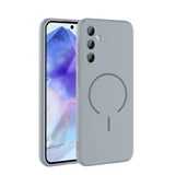Galaxy A55 Kılıf M-safe Şarj Özellikli Zore Meta Kapak