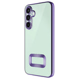 Galaxy A56 Kılıf Kamera Korumalı Logo Gösteren Zore Omega Kapak