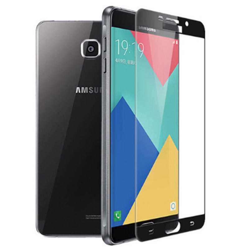 Galaxy A7 2017 Zore Kenarları Kırılmaya Dayanıklı Cam Ekran Koruyucu