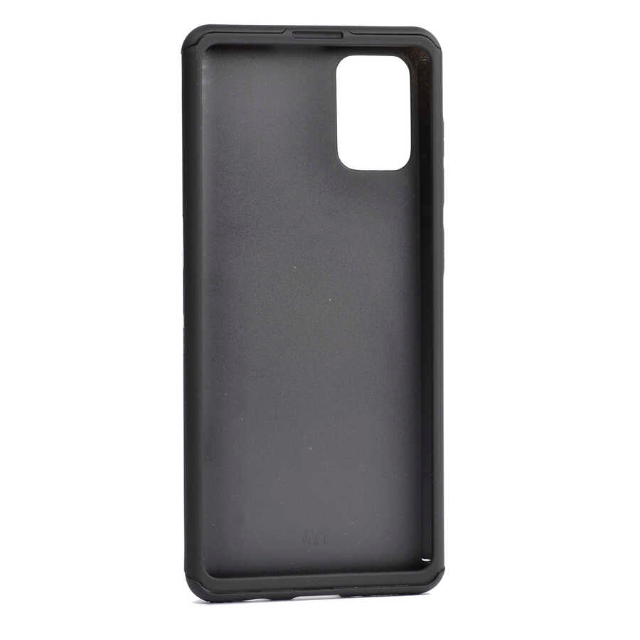Galaxy A71 Kılıf Zore 360 3 Parçalı Rubber Kapak