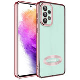 Galaxy A73 Kılıf Kamera Korumalı Logo Gösteren Zore Omega Kapak