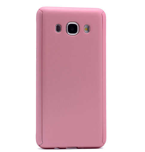 Galaxy J5 2016 Kılıf Zore 360 3 Parçalı Rubber Kapak