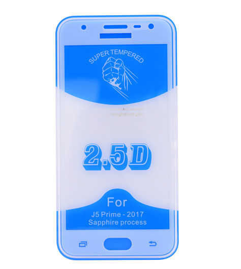 Galaxy J5 Prime Zore Az Eğimli Full Yapışkanlı Cam