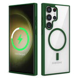Galaxy S22 Ultra Kılıf M-safe Wireless Şarj Özellikli Silikon Zore Ege Kapak