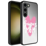 Galaxy S23 Kılıf Aynalı Desenli Kamera Korumalı Parlak Zore Mirror Kapak
