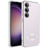 Galaxy S23 Kılıf Kamera Korumalı Logo Gösteren Zore Omega Kapak