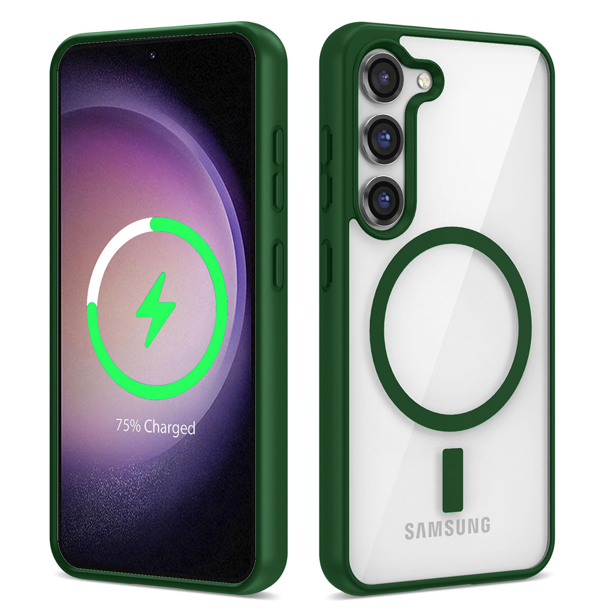 Galaxy S23 Plus Kılıf M-safe Wireless Şarj Özellikli Silikon Zore Ege Kapak