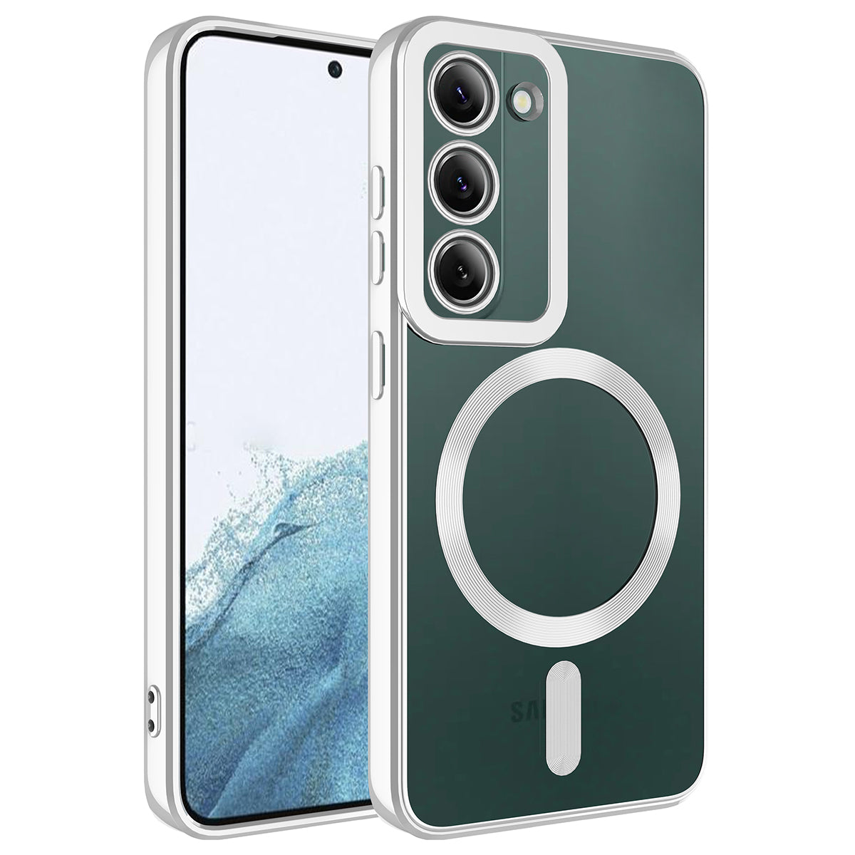 Galaxy S23 Plus Kılıf M-safe Wireless Şarj Özellikli Zore Setro Silikon