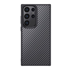 Galaxy S23 Ultra Kılıf Aramid Karbon Fiber M-safe Özellikli Wlons Radison Kapak