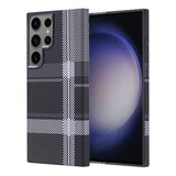 Galaxy S23 Ultra Kılıf M-safe Şarj Özellikli Karbon Fiber Görünümlü Zore Nekst Kapak
