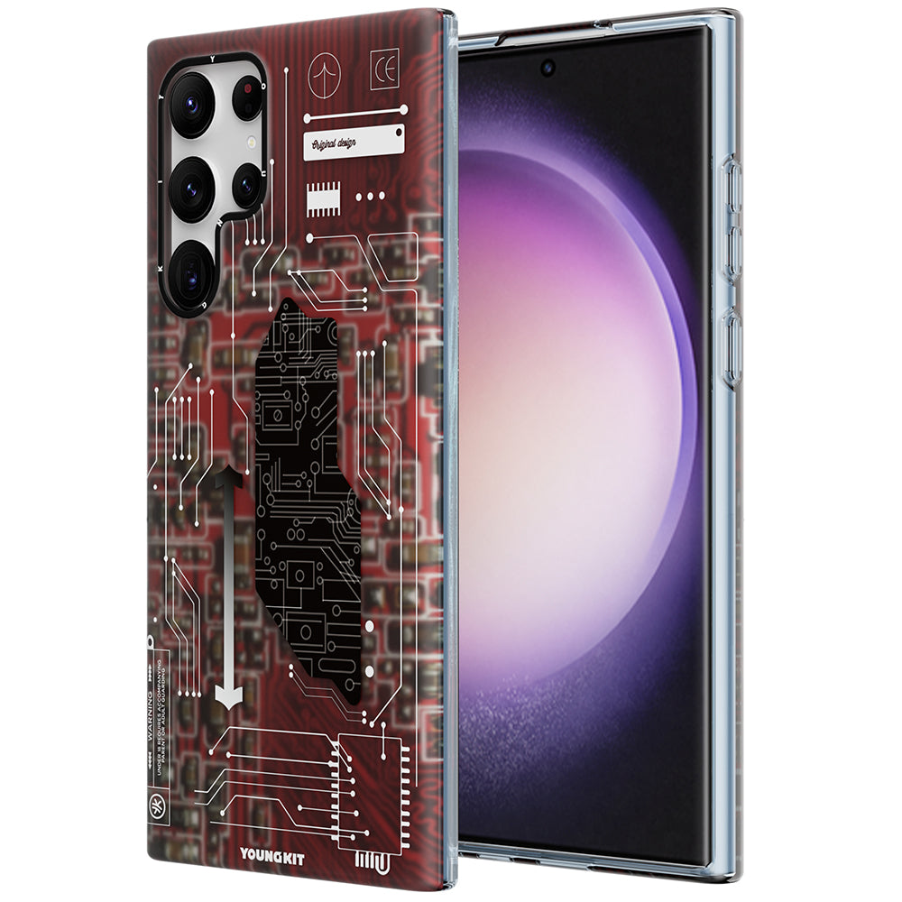 Galaxy S23 Ultra Kılıf YoungKit Technology Serisi Kapak