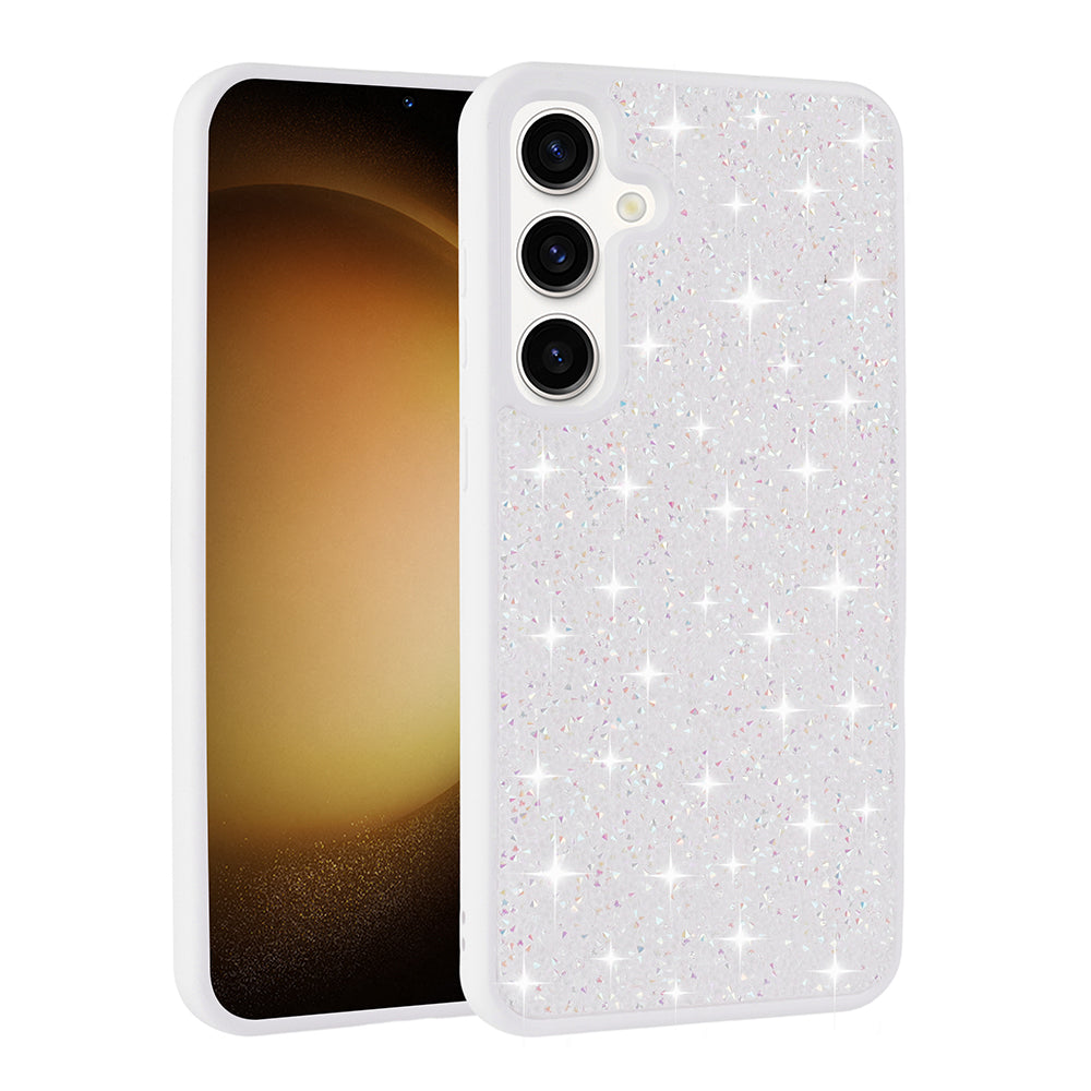 Galaxy S24 FE Kılıf Parlak Taşlı Tasarım Zore Pırlanta Kapak
