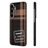 Galaxy S24 Kılıf Ekose Desenli Youngkit Gezhi Serisi Kapak