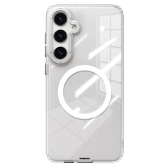 Galaxy S24 Kılıf M-safe Şarj Özellikli Sararmaya Karşı Dayanıklı Youngkit Clear Crystal Serisi Kapak