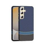 Galaxy S24 Plus Kılıf M-safe Şarj Özellikli Karbon Fiber Görünümlü Zore Gros Kapak