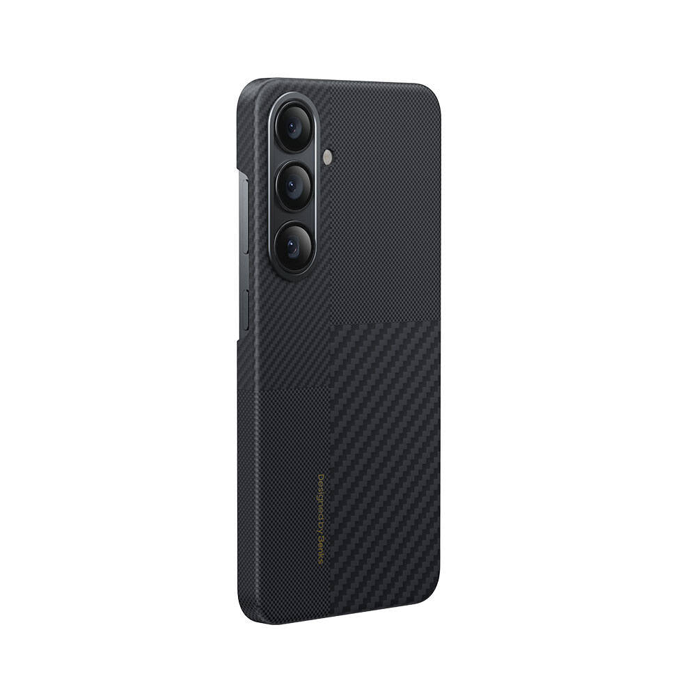 Galaxy S24 Plus M-safe Şarj Özellikli Karbon Fiber Benks Montage ArmorAir Kevlar Kapak