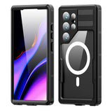 Galaxy S24 Ultra Kılıf M-safe Şarj Özellikli 1-1 Su Geçirmez Kılıf