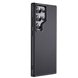 Galaxy S24 Ultra Kılıf Aramid Karbon Fiber M-safe Özellikli Wlons Radison Kapak