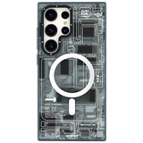 Galaxy S24 Ultra Kılıf M-safe Şarj Özellikli YoungKit Technology Serisi Kapak