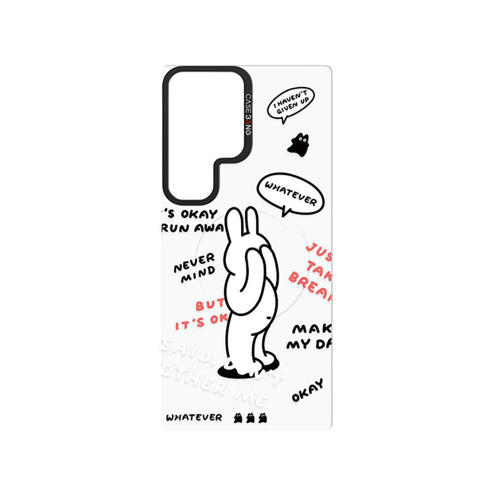 Galaxy S24 Ultra M-safe Şarj Özellikli Casebang Chill Out Serisi Mıknatıslı Arka Panel