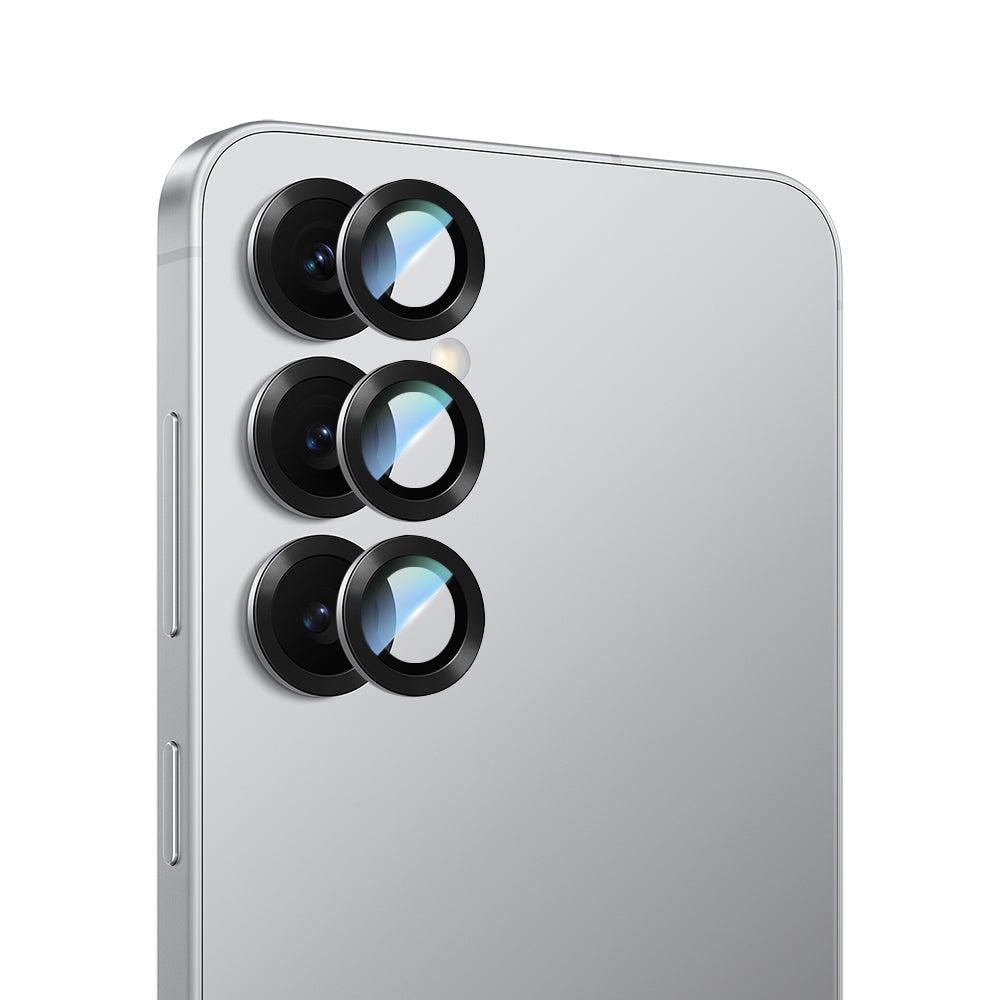 Galaxy S25 CaseWorld Alloy Serisi Oleofobik Anti Reflective Kamera Lens Koruyucu