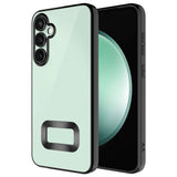 Galaxy S25 FE Kılıf Kamera Korumalı Logo Gösteren Zore Omega Kapak
