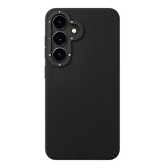 Galaxy S25 Kılıf M-safe Şarj Özellikli Basit Mat Deri Desenli Youngkit Tech Fashion Serisi Kapak