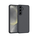 Galaxy S25 Plus Kılıf M-safe Şarj Özellikli Karbon Fiber Tasarımlı Zore Elnino Kapak