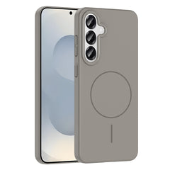 Galaxy S25 Plus Kılıf M-safe Şarj Özellikli Zore Ruby Sert Kapak