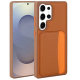 Galaxy S25 Ultra Kılıf Kartlıklı Zore X-Kart Silikon Kapak