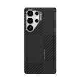 Galaxy S25 Ultra Kılıf M-safe Şarj Özellikli 600D Metal Kamera Çerçeveli Raptic Aramid Fiber Croxx Mondrian Serisi Kapak