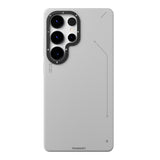 Galaxy S25 Ultra Kılıf M-safe Şarj Özellikli Basit Mat Deri Desenli Youngkit Tech Fashion Serisi Kapak