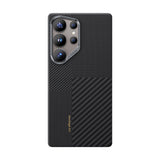 Galaxy S25 Ultra Kılıf M-safe Şarj Özellikli Karbon Fiber Benks Montage ArmorAir Kevlar Kapak