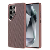 Galaxy S25 Ultra Kılıf M-safe Şarj Özellikli Karbon Fiber Görünümlü Zore Troy Kapak
