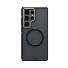 Galaxy S25 Ultra Kılıf M-safe Şarj Özellikli Youngkit Rock Sand Serisi Kapak