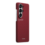 Galaxy S26 Ultra Kılıf M-safe Şarj Özellikli Aramid Fiber Pitaka Harvard University Serisi Kapak