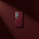 Galaxy S26 Ultra Kılıf M-safe Şarj Özellikli Aramid Fiber Pitaka Harvard University Serisi Kapak