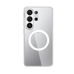 Galaxy S26 Ultra Kılıf M-safe Şarj Özellikli Transparan Sert PC Wlons Pita Kapak