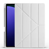 Galaxy Tab S9 FE Plus Kılıf Zore Tri Folding Kalem Bölmeli Standlı Kılıf