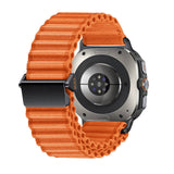 Galaxy Watch Ultra 47mm Zore KRD-120 Naylon Kumaş Hasır Örgülü Kordon