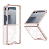 Galaxy Z Flip 7 Kılıf Zore Full Camlı Kıpta Kapak